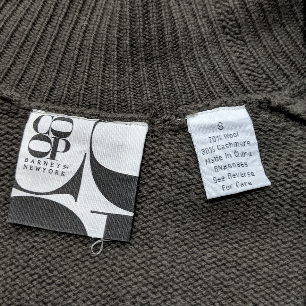 Barney Co-op Cashmere/Wool Blend Sweater - Picture 3 of 4
